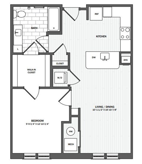 A black and white image of a house floor plan.